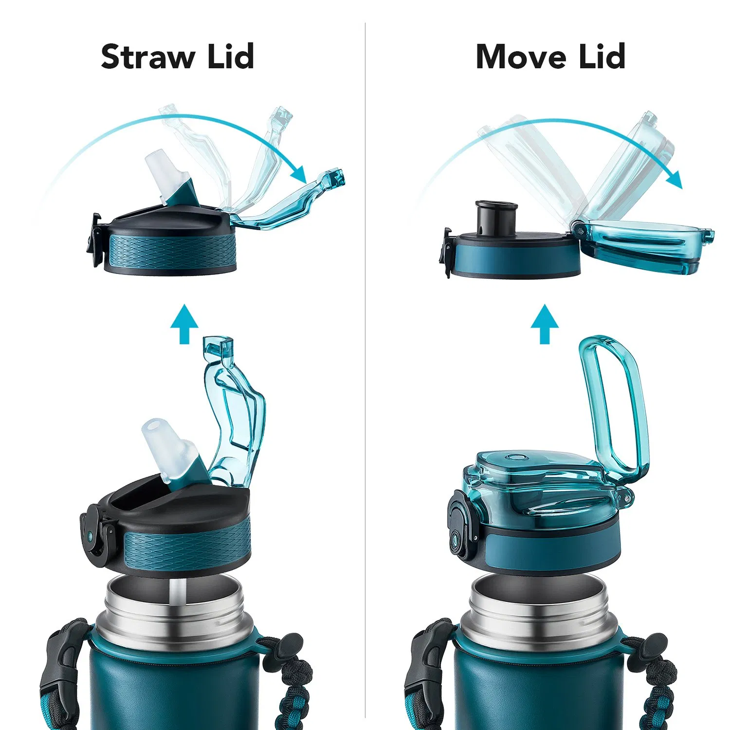 Hot Sales Outdoor Travel Eco-Friendly 32 Oz Vacuum Insulated Stainless Flask Steel Water Bottle with Custom Logo