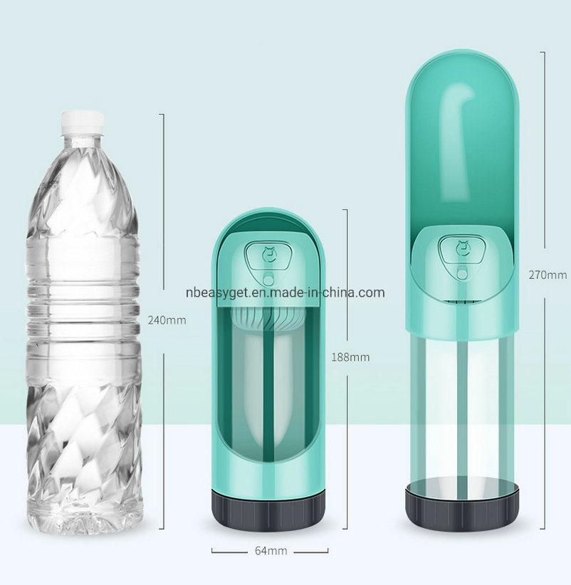 Leakproof Pet Travel Water Bottle Outdoor Drinking Fountain Portable Dog Cup Esg12381