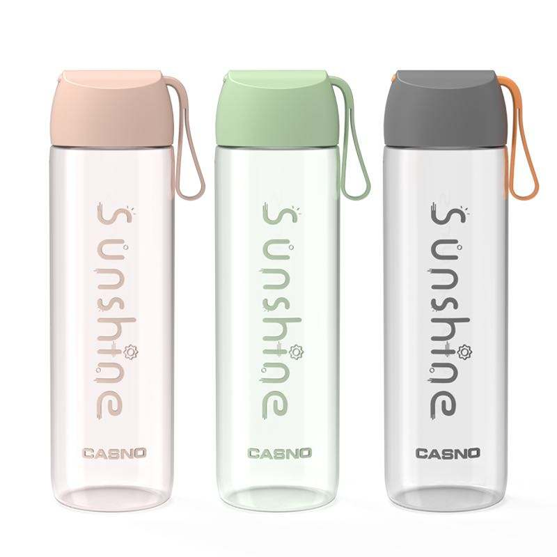 Custom Logo BPA Free Wide Mouth Plastic Sports Gym Water Bottle