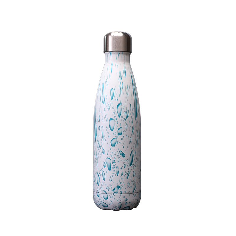15 Colors Available 17oz Cola Bottle Stainless Steel Double Wall Vacuum Flasks Sport Narrow-mouth Gym Water Bottle Thermos