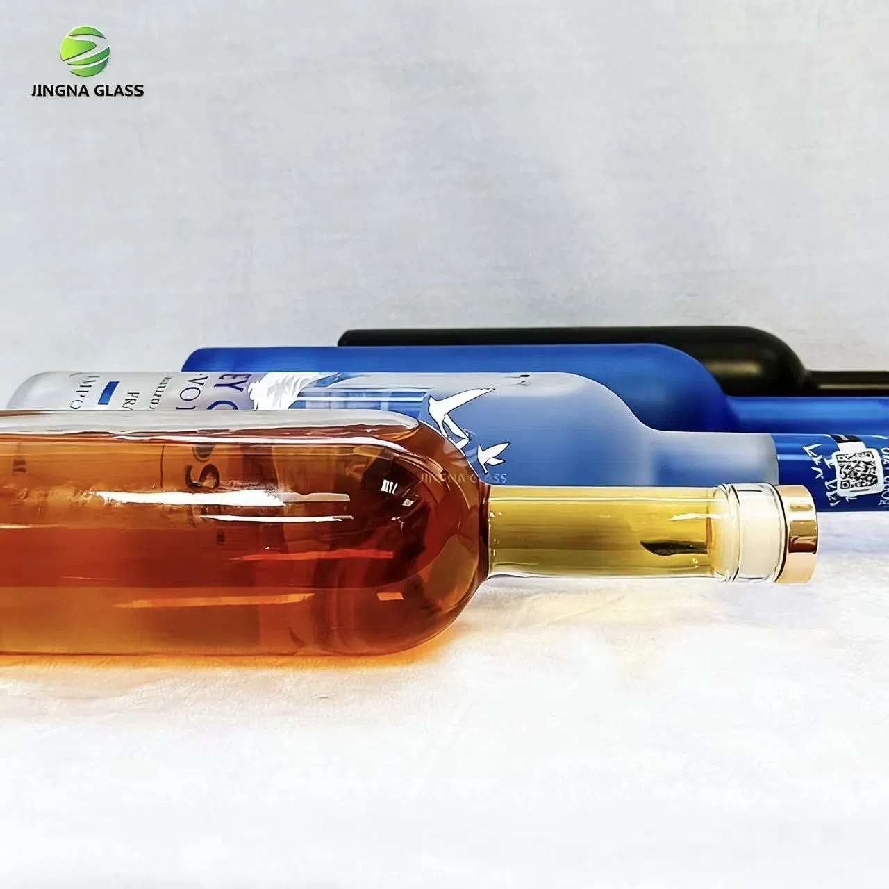 Bulk Custom Amber Glass Wine Bottle - UV-Protective Beverage Containers