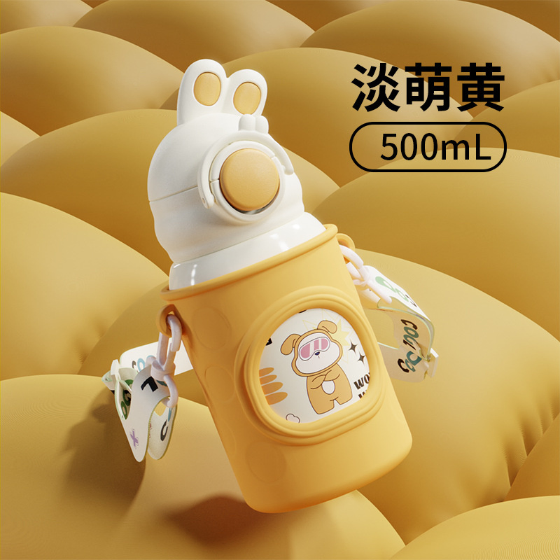 Aohea ODM Manufacturer Kids Children 3 Piece Reusable Dinner Set Cup Plate Bowl Breakfast Set Plastic Eco Friendly Drinking Water Bottle with Straw