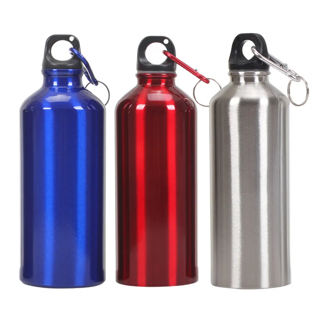 Custom Logo Lightweight Gmy Water Bottle Aluminum Cycling Water Bottle with Carabiner