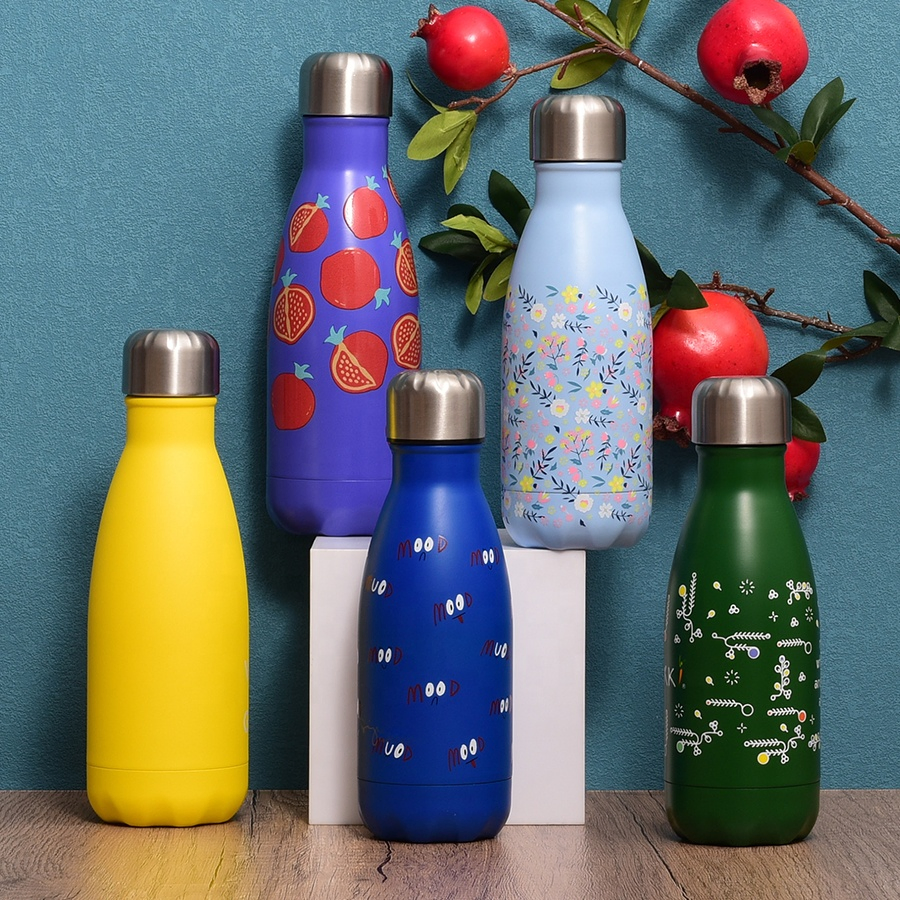 Bicycle Logo Wholesale Thermos School Reusable Children Cute Portable Eco Friendly Kawaii Kids Water Bottles