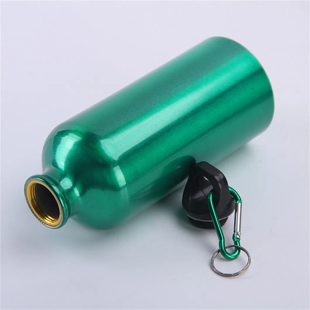 Custom Logo Lightweight Gmy Water Bottle Aluminum Cycling Water Bottle with Carabiner