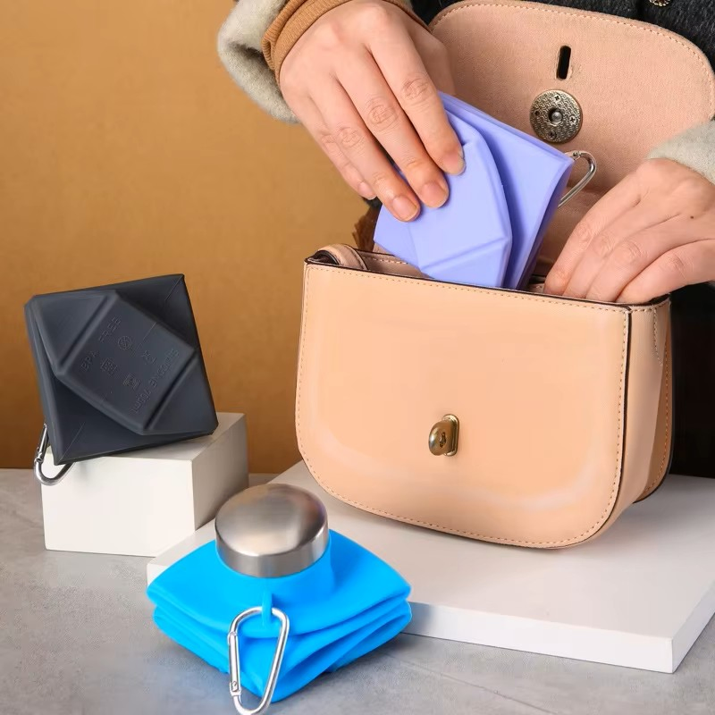 Custom Logo BPA-Free Insulated Silicone Sports Water Bottle