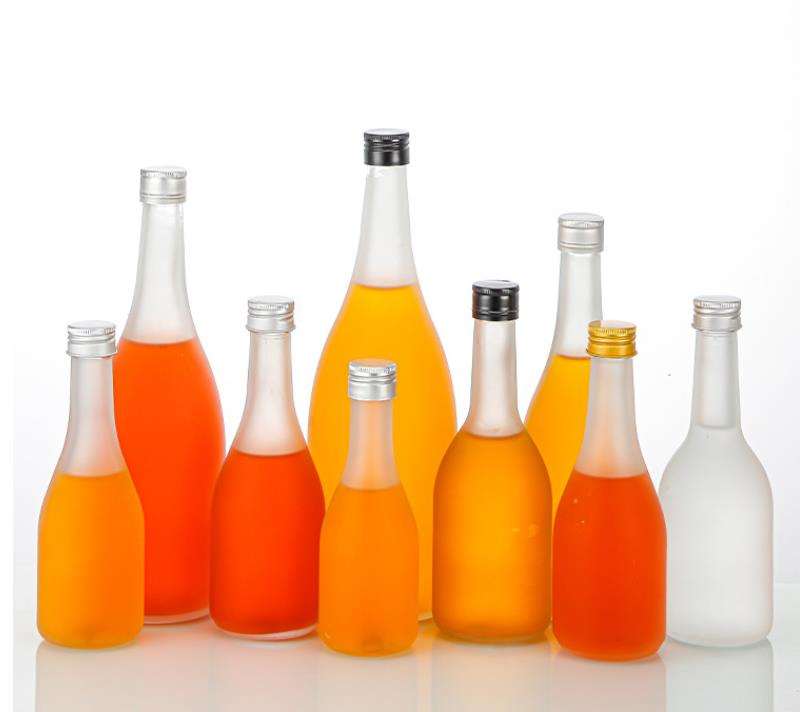 Glass Beverage Bottle for Sparkling Mineral Water Packaging Bottle 200ml 330ml 500ml 750ml 1L