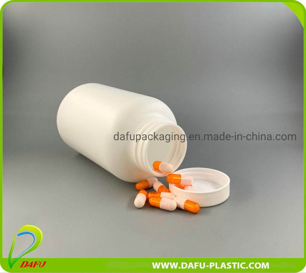 400ml HDPE Plastic Pharmaceutical Packaging Pill Bottle with Cap