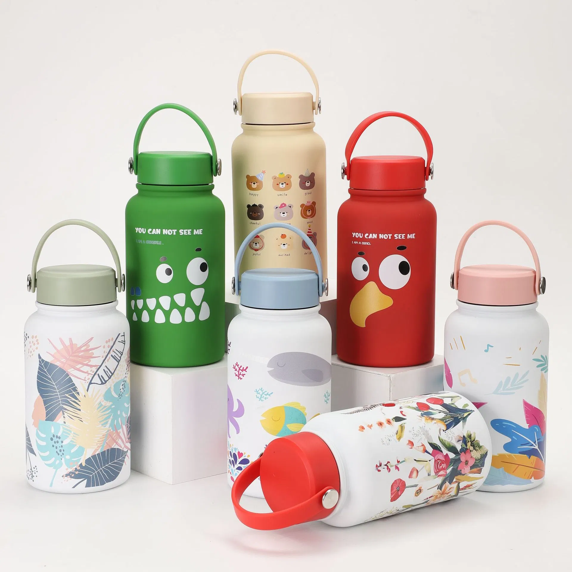 Portable 1L Stainless Steel Insulated Water Bottle Large Capacity Travel Sports Thermo Vacuum Drinking Water Bottles