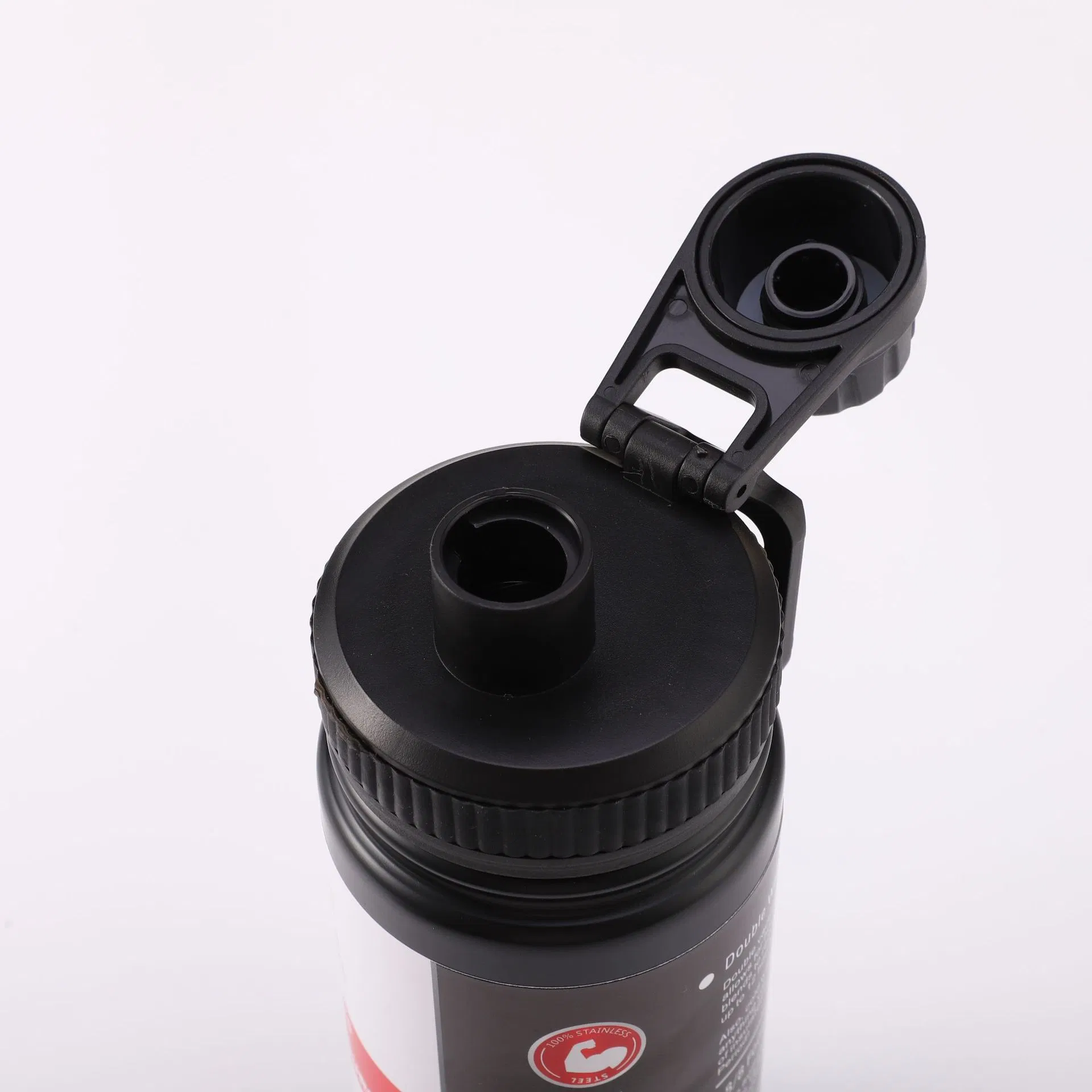 Wide Mouth with Straw Lid Double Wall Vacuum Insulated Stainless Steel Sports Water Bottle Outdoor Travel Gym Tumbler Cup Mug