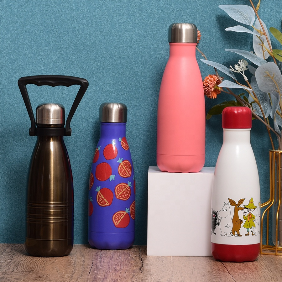 Bicycle Logo Wholesale Thermos School Reusable Children Cute Portable Eco Friendly Kawaii Kids Water Bottles