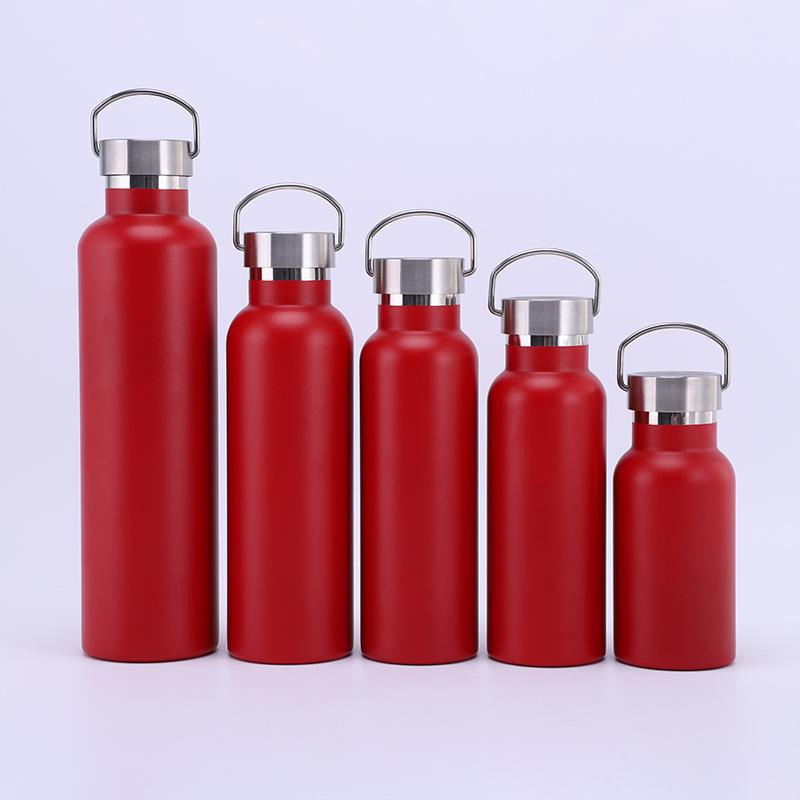 Custom Logo Eco Friendly Portable Sport Vacuum Flask Thermo Bottle Stainless Steel Insulated Double Wall Travel Gym Water Bottle