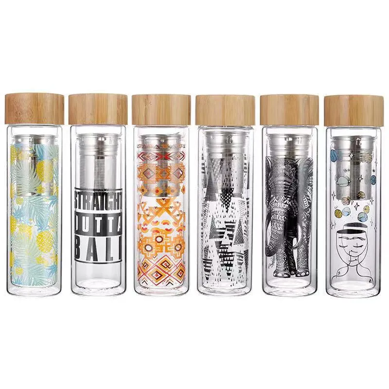 Glass Water Bottle 19