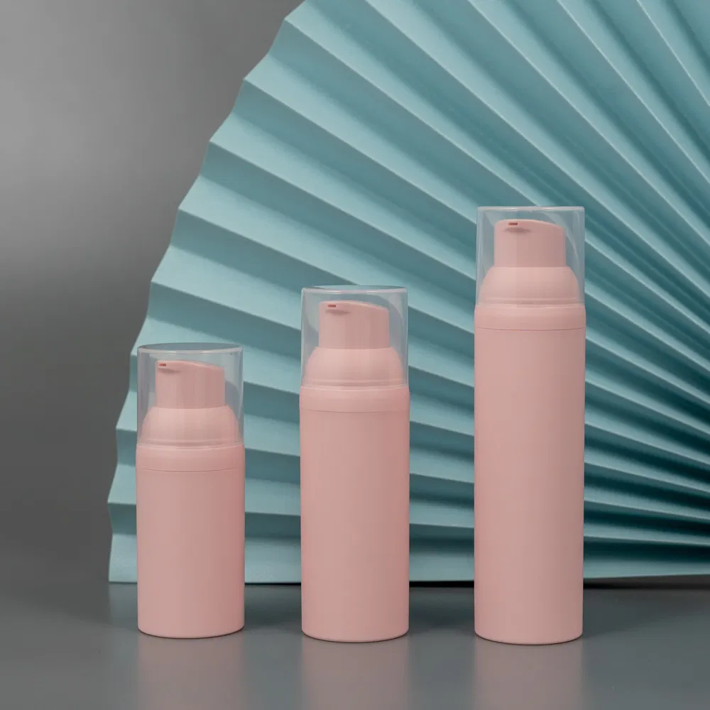 Wholesale High Quality 30ml Bb Cream Bottle with Airless Pump 50ml 80ml Plastic vacuum Tube Matte Finish Fancy Skin Care Reusable Packaging