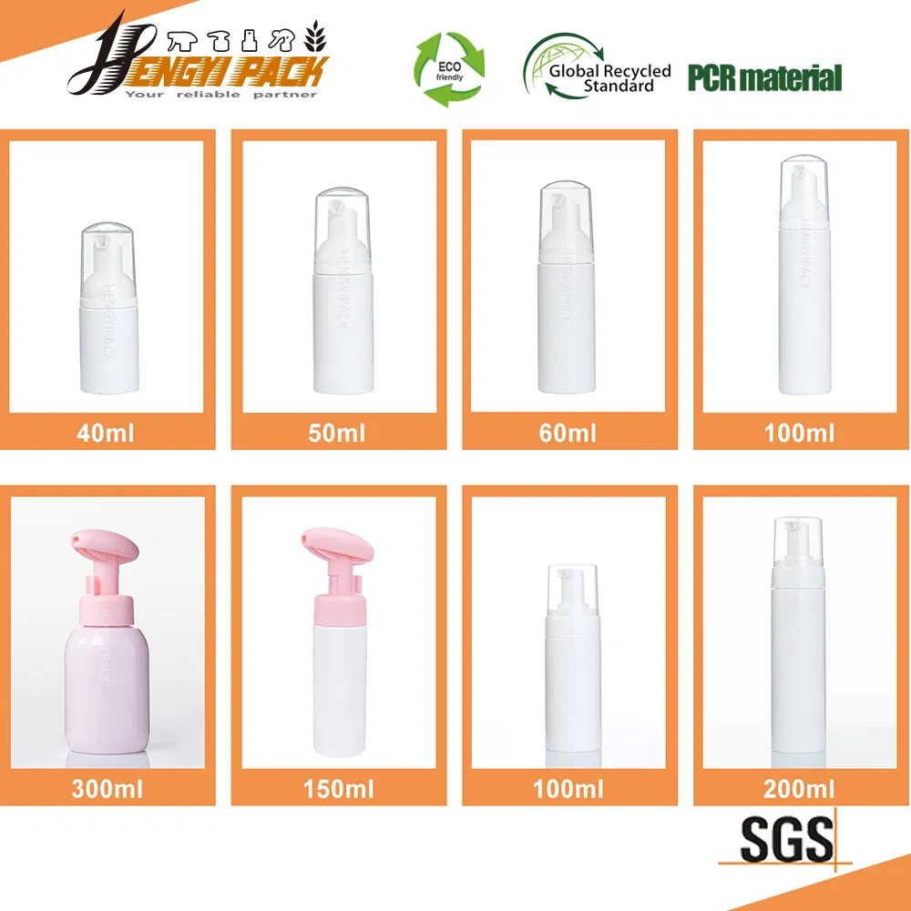 Empty Plastic Sprayer Bottle 100ml 300ml 500ml 1000ml Foaming Soap Shampoo Dispenser Pump Bottle Essential Oil Bottle Made by PE Pet HDPE Material