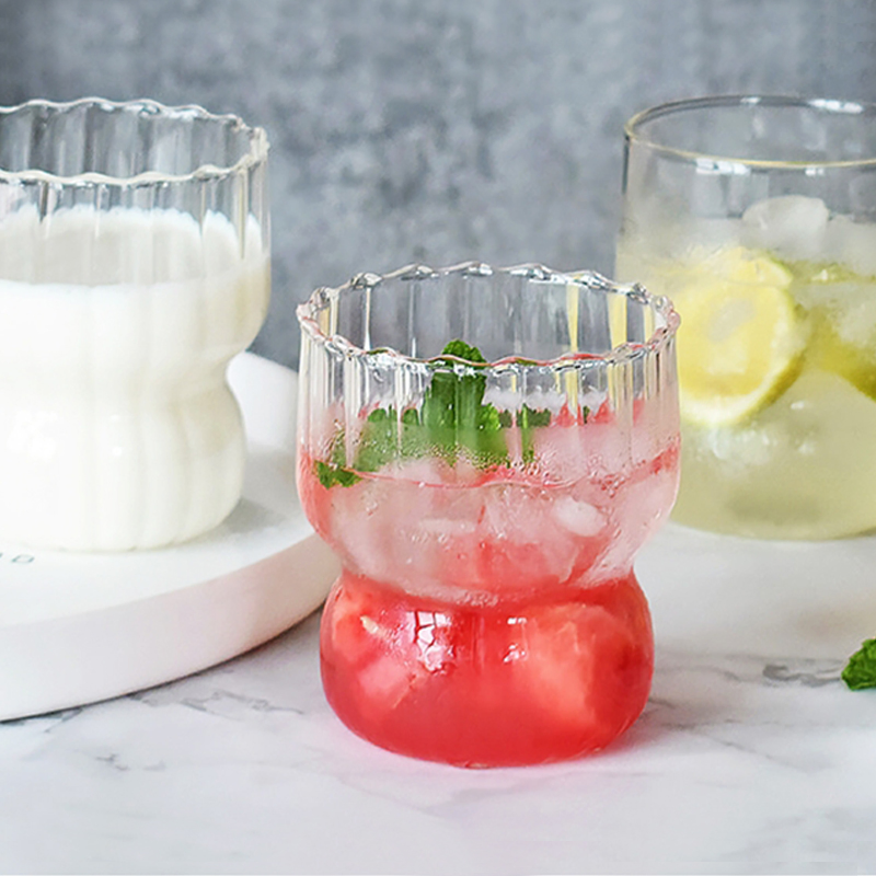 Professional Double Wall Borosilicate Glass Coffee Tea Cups Mugs Clear Glass Drinking Water Bottle Glassware