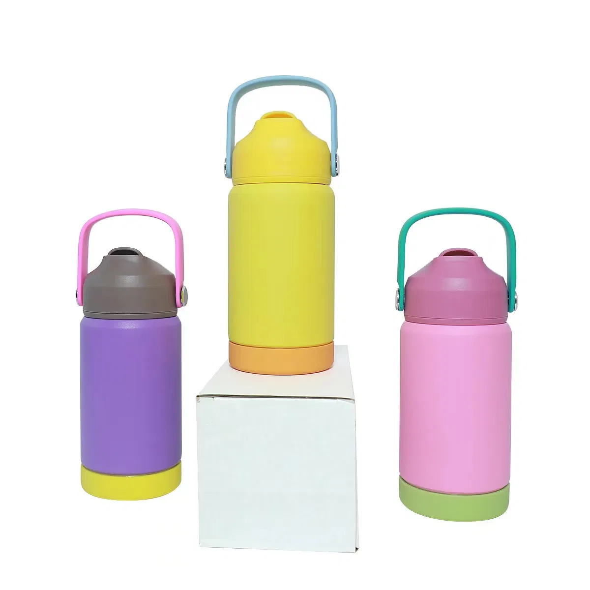 Large Capacity Wide-Mouth Anti-Sweat Cup Stainless Steel Outdoor Sports Water Bottle