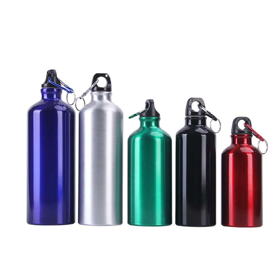 Custom Logo Lightweight Gmy Water Bottle Aluminum Cycling Water Bottle with Carabiner