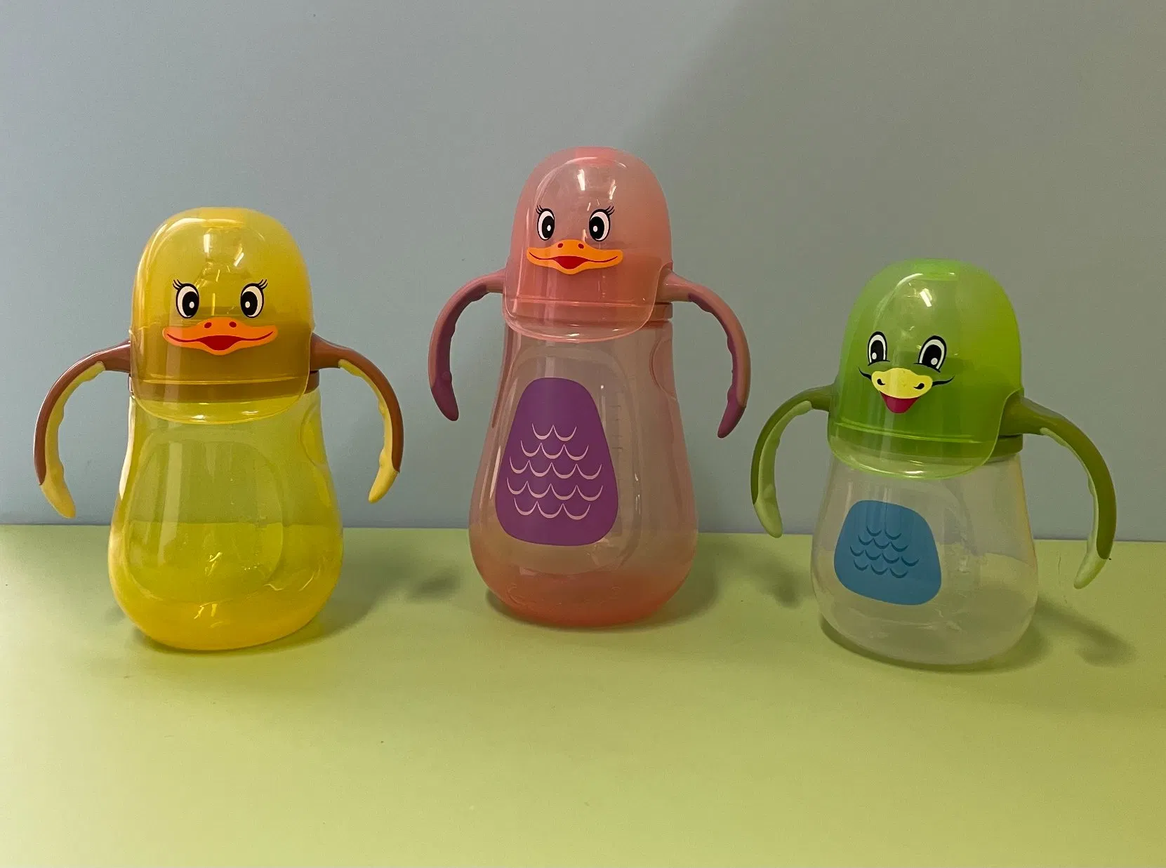 Baby Feeder Bottles with Straw Infant Kids Water Bottle