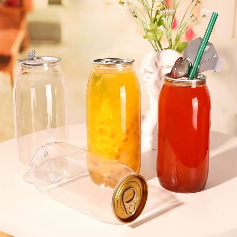 Best Seller Empty for Pet Plastic UV Printed Condon Brand Drinking Glass Water Juice Pet Bottle with Easy Open End