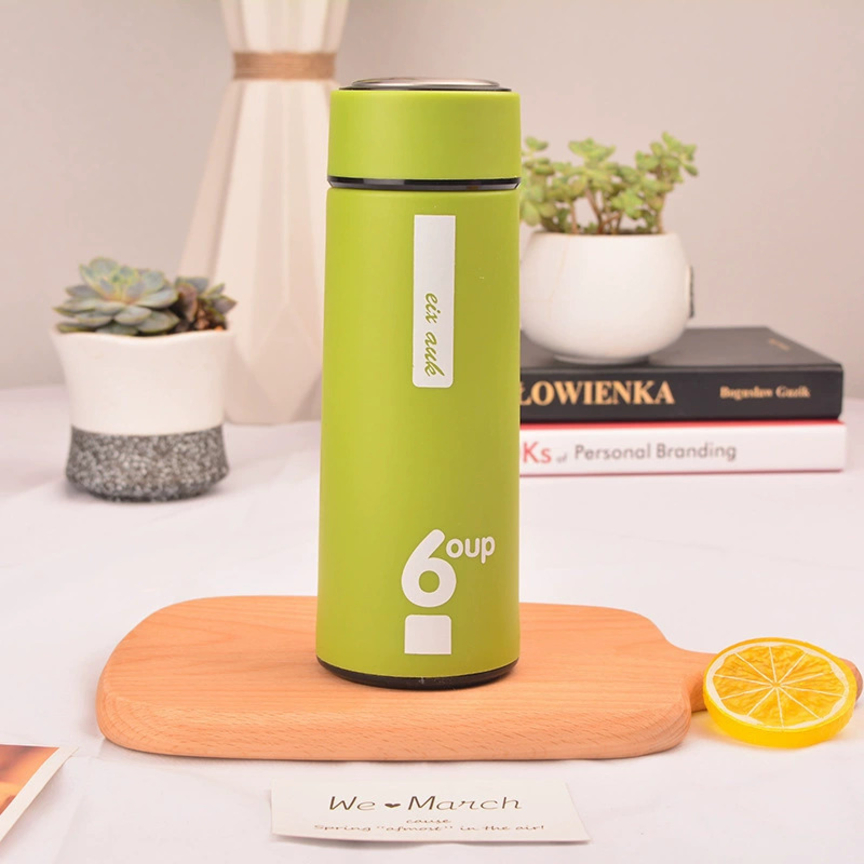 Customized Glass Water Bottle Wholesale Round Empty Double Wall Glass Cup with Logo