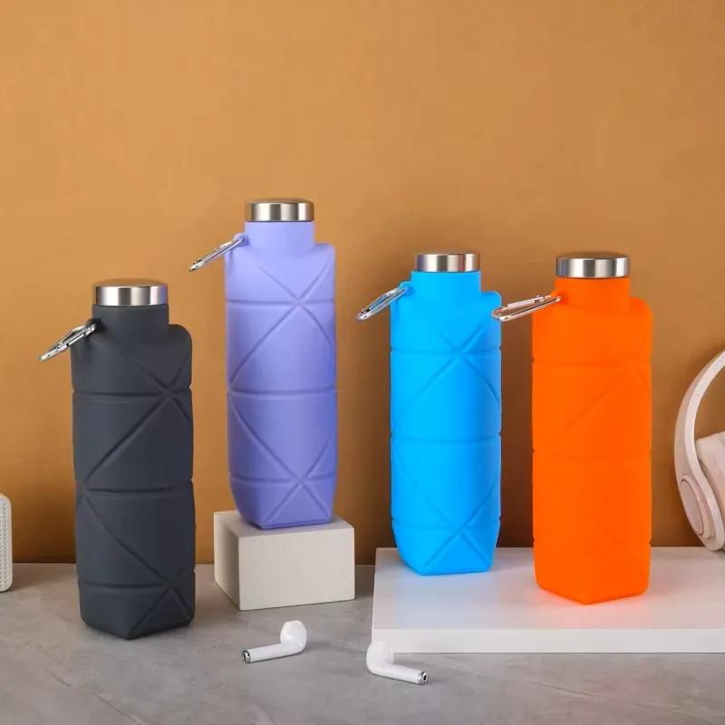 Silicone Sports Water Bottle