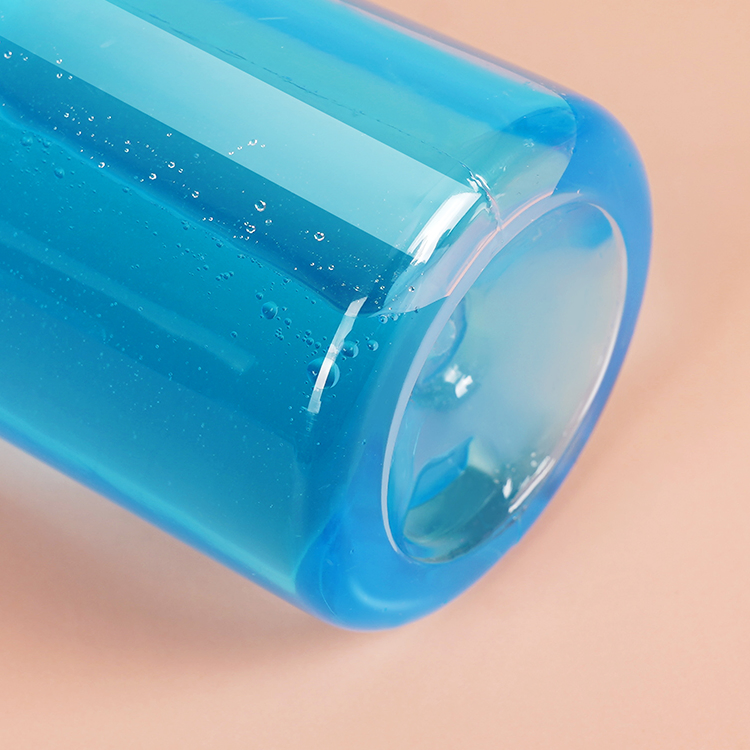 250ml 300ml Pet Transparent Round Shape Custom Printing Water Milk Tea Beverage Plastic Juice Bottle with Screw Cover