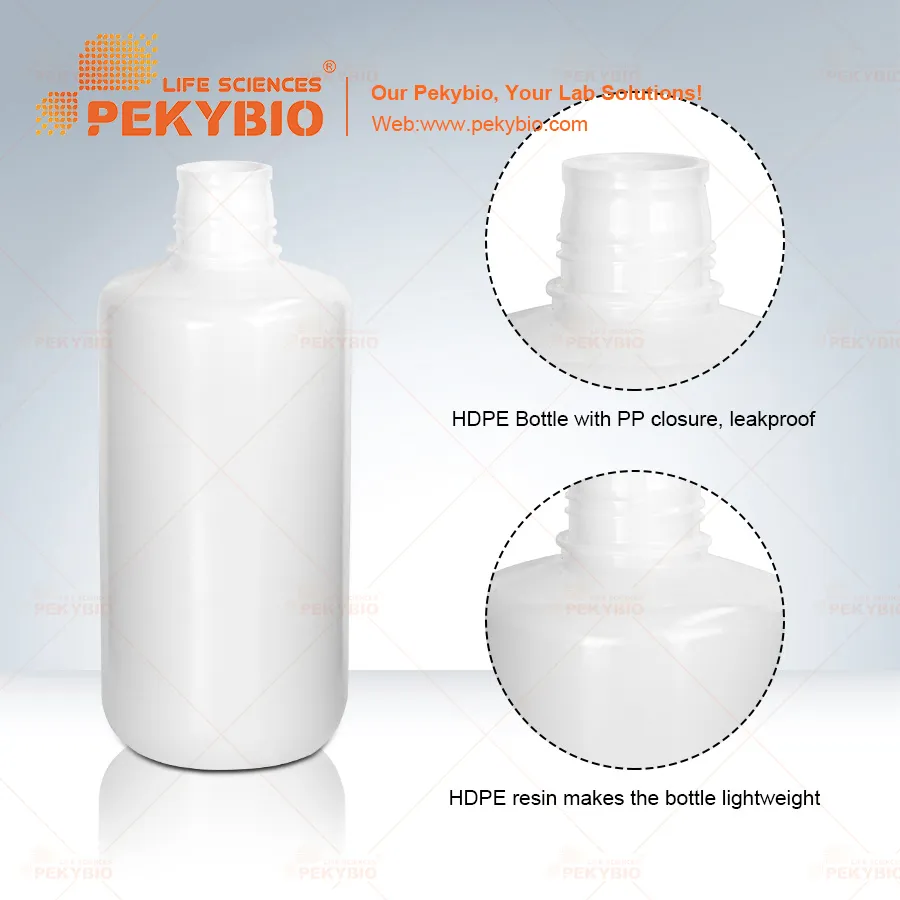 HDPE Narrow Mouth Storage Bottles
