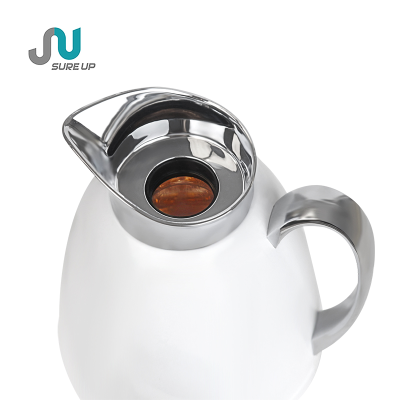 Exquisite Household Double Wall Glass Inner Water Bottle Arabic Style Thermos Pot for Home Travel Coffee Pot