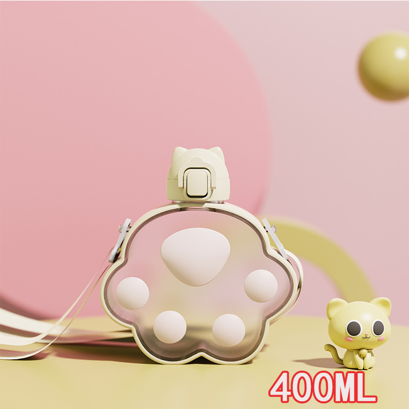 Adorable Kids Children Cute Bear Paws Shape Design Water Bottle