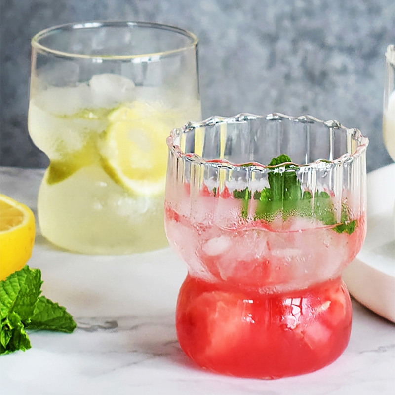 Professional Double Wall Borosilicate Glass Coffee Tea Cups Mugs Clear Glass Drinking Water Bottle Glassware