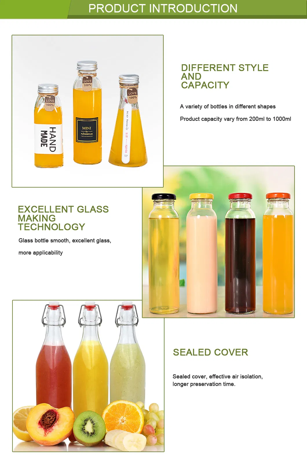 Glass Bottle Variety