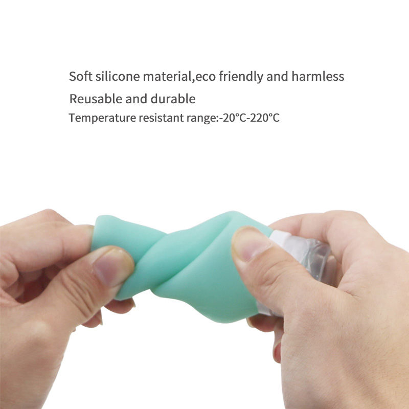 Tsa Approved Eco-Friendly Portable Shampoo Empty Containers Reusable Leak-Proof Silicone Travel Size Bottles
