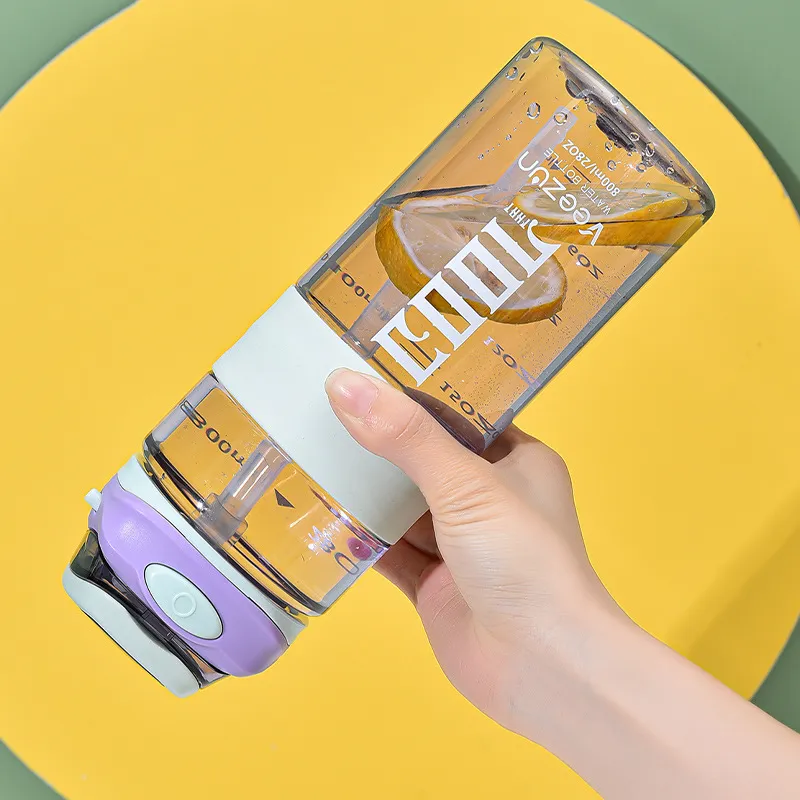 750ml Plastic Water Bottle with Flip Lid - 4