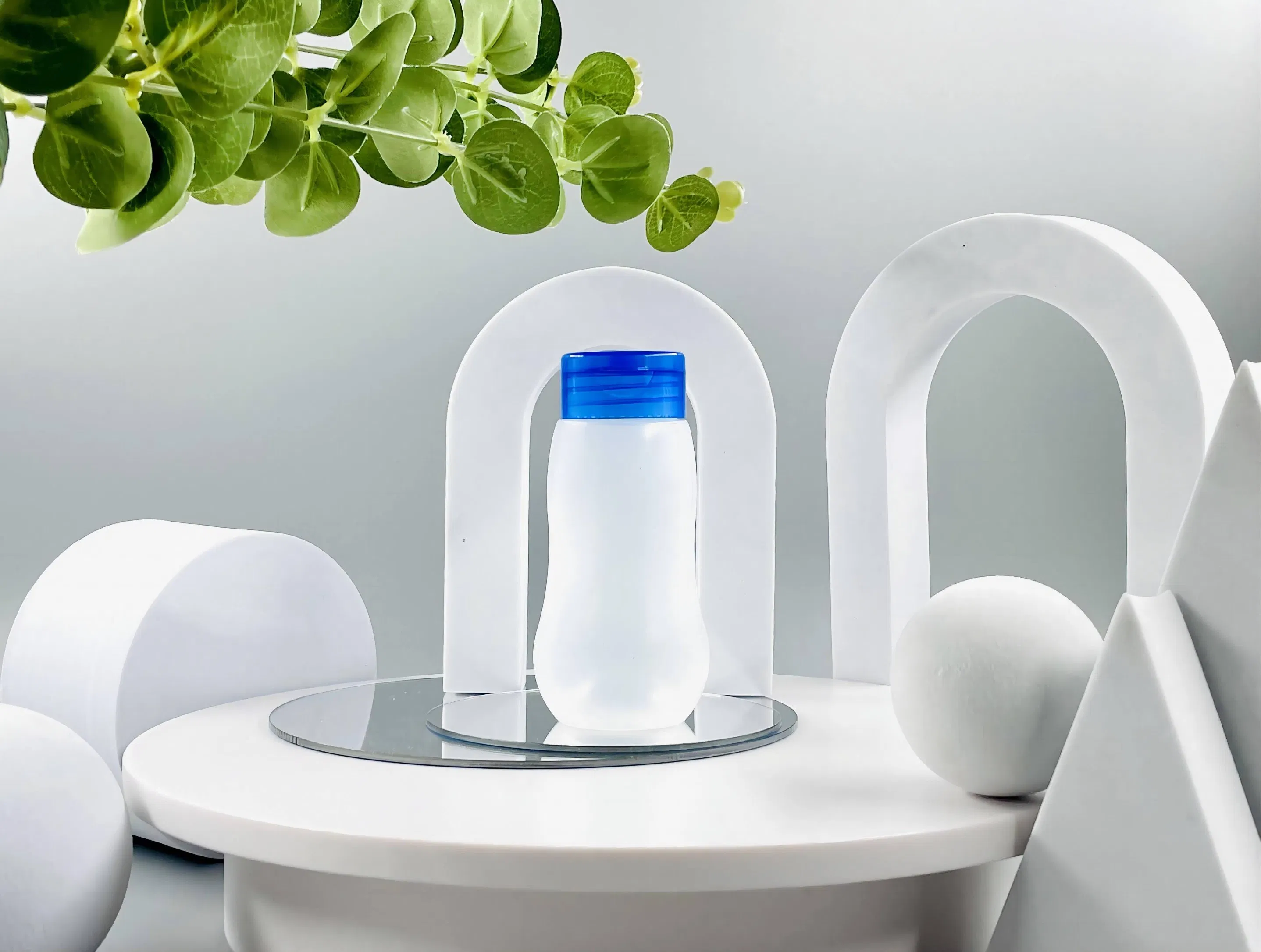 Eco-Friendly 90ml Reusable Plastic Bottle with Leak-Proof Cap