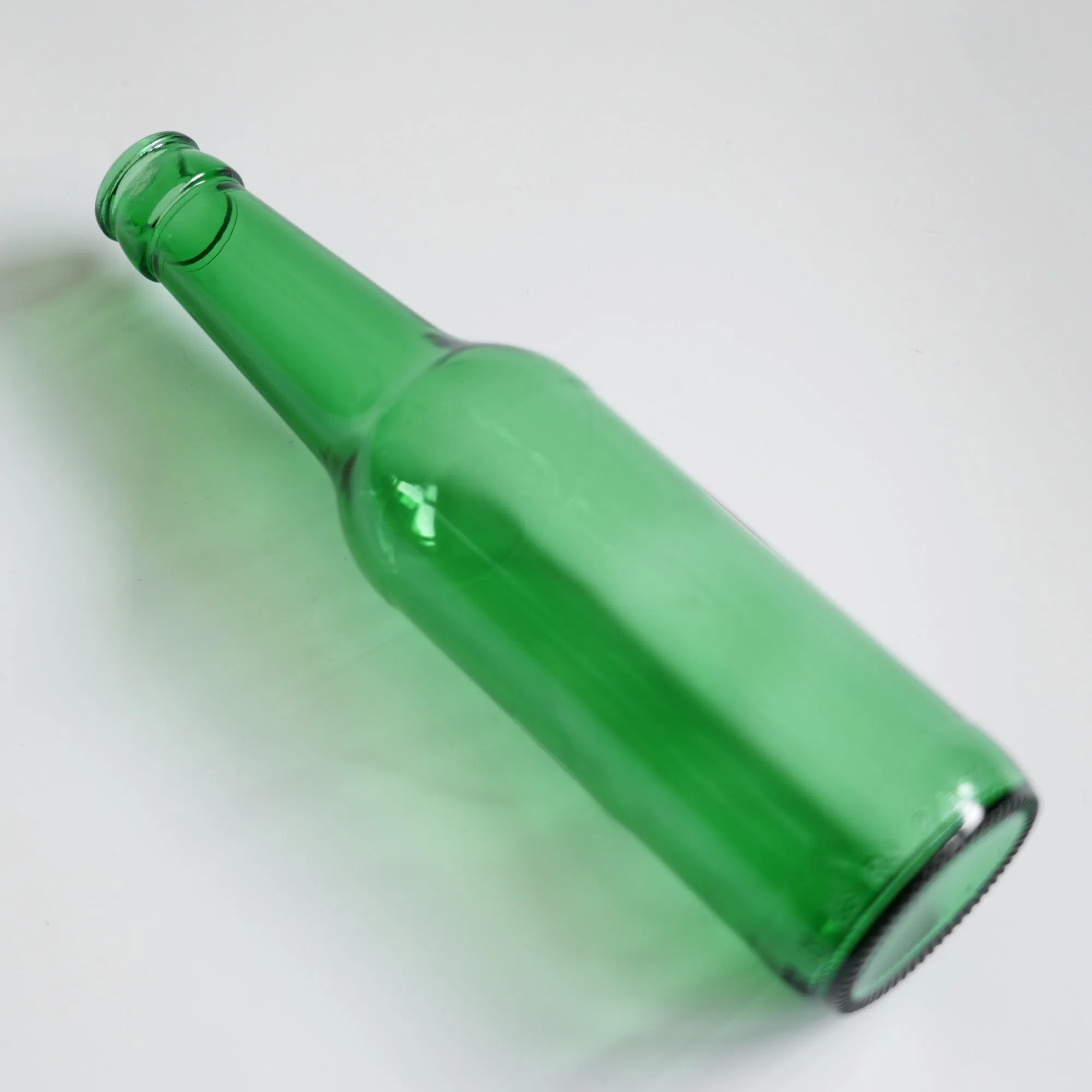 275ml Green Round Type Empty Glass Beer Beverage Crown Cap Wine Bottle