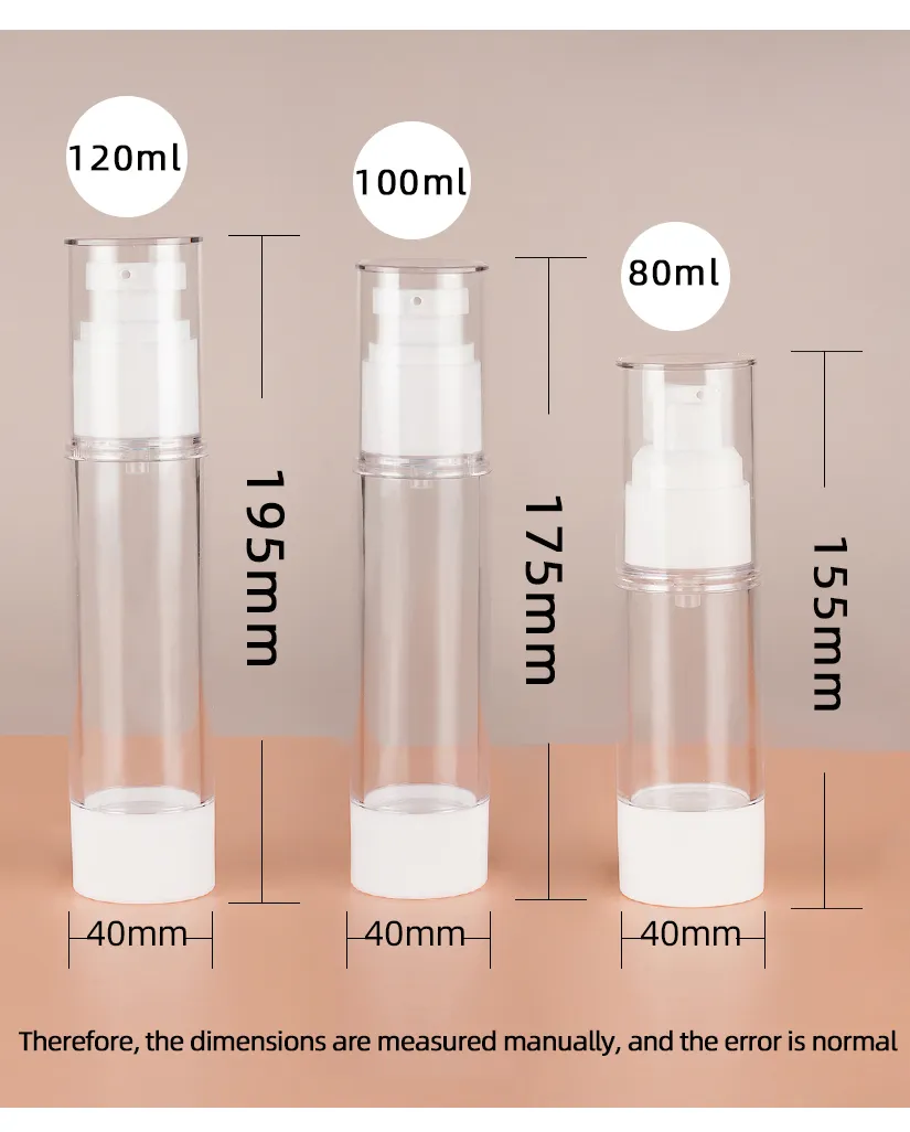 airless lotion bottle