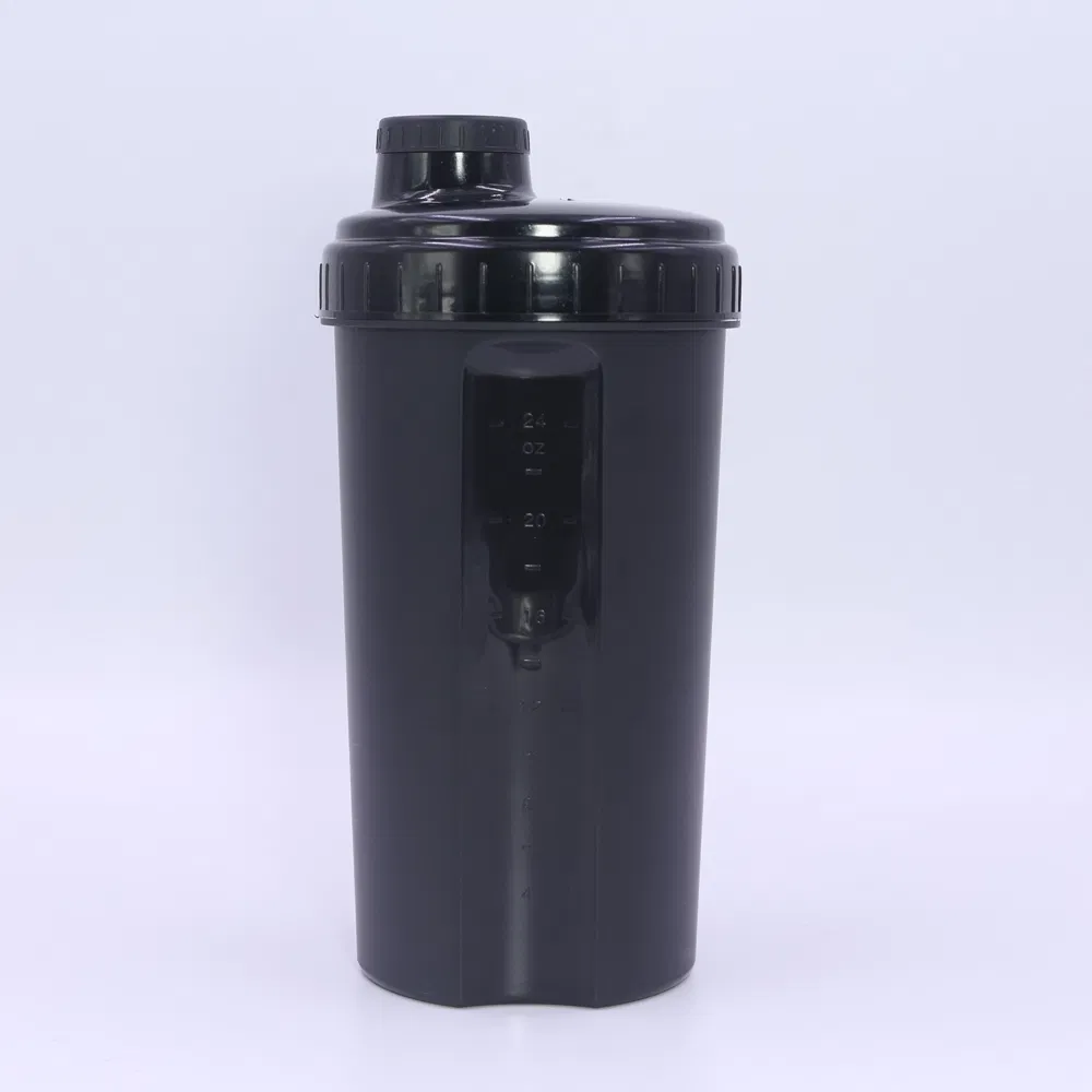 OEM/ODM 700ml plastic colorful custom protein shaker sports water bottle Leak proof for travel gym