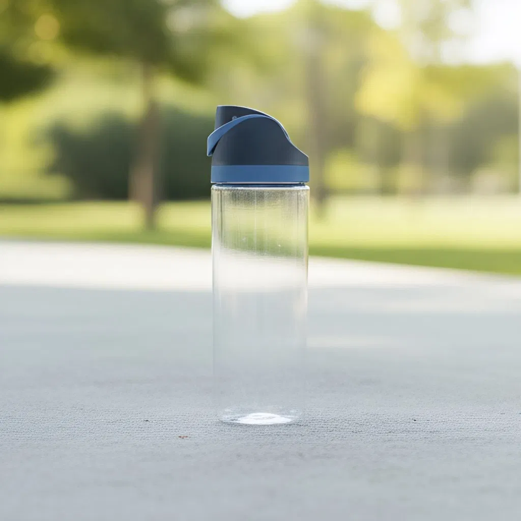 Lightweight 750ml Eco-Conscious Reusable Plastic Water Bottle with One-Touch Flip Lid for Gym Workouts &amp; on-The-Move Lifestyle