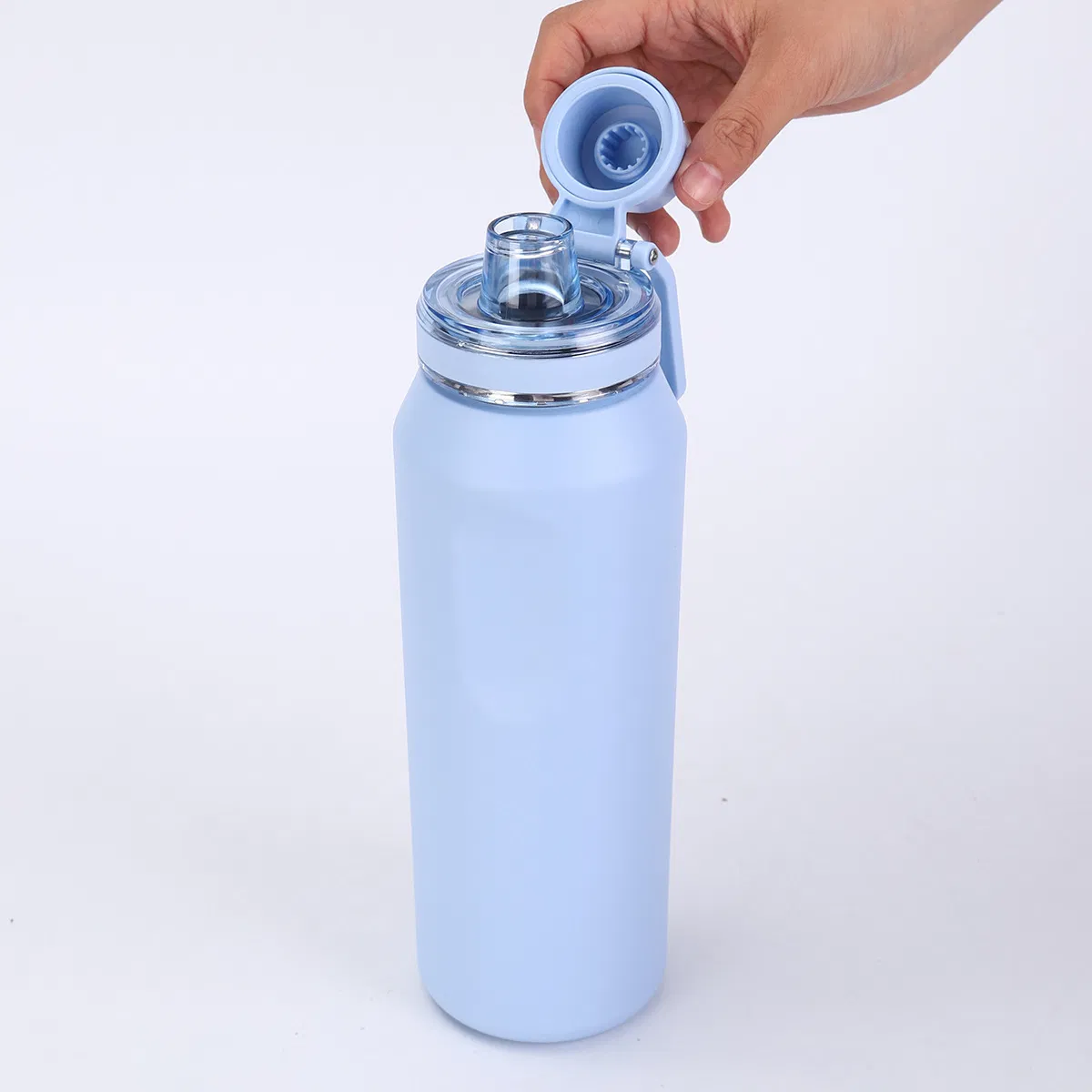 Cross-Border Exclusive 304 Stainless Steel Double-Layer Vacuum Water Bottles Space Sports Kettle Outdoor Portable Thermos for Business Gifts