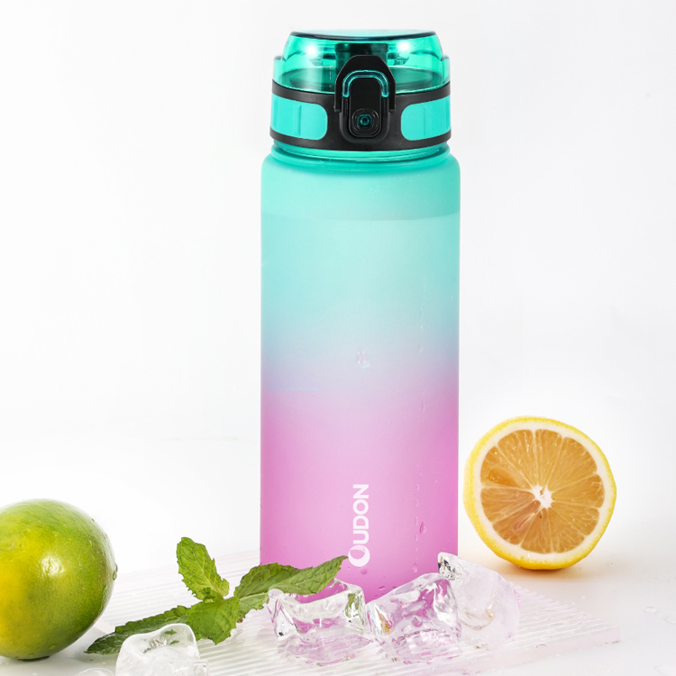 BPA Free Custom Logo Leak Proof Sport Direct Drinking Plastic Water Bottle
