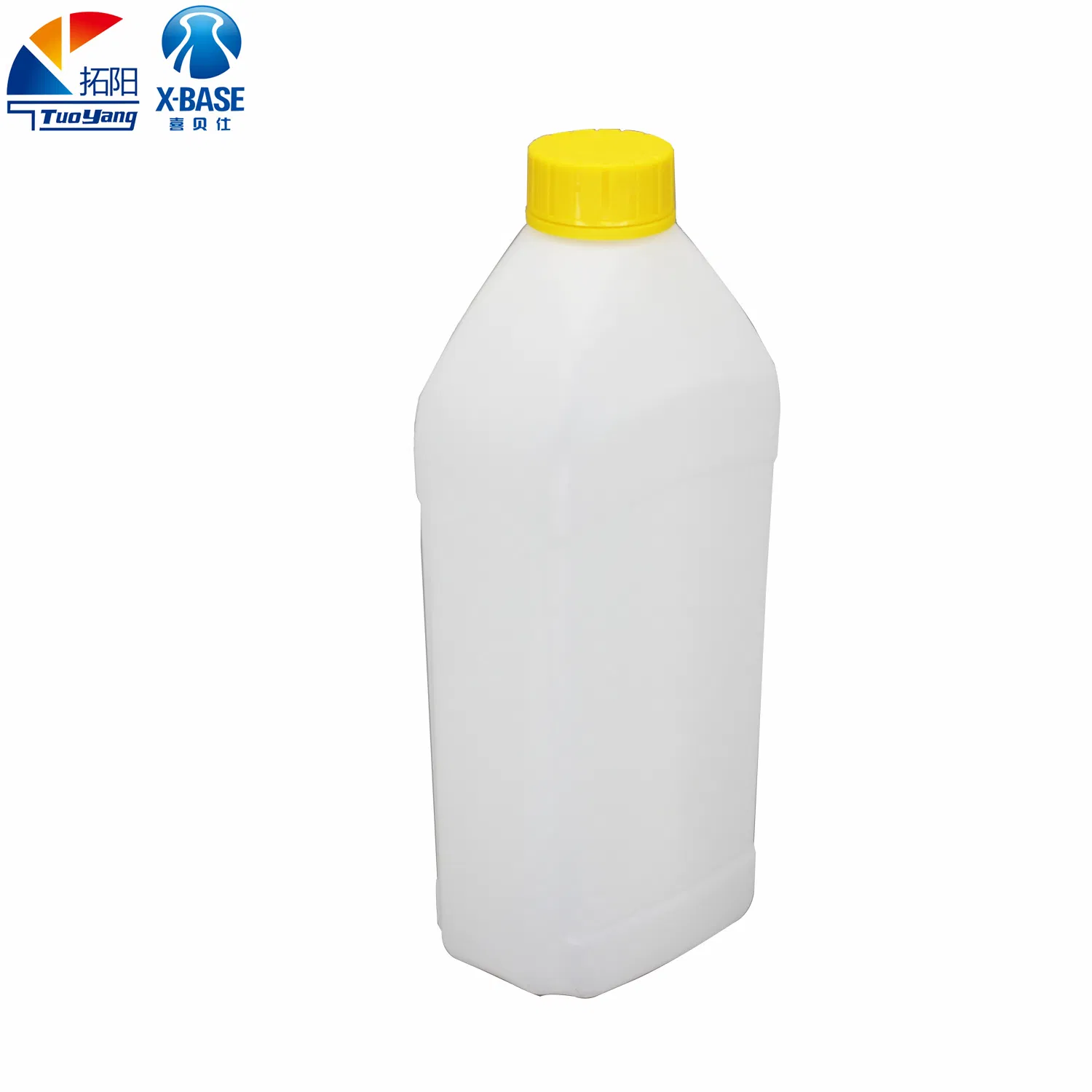 Chemical Used 1 Liter 1000ml Volume White Empty HDPE Bottle Plastic Bottle