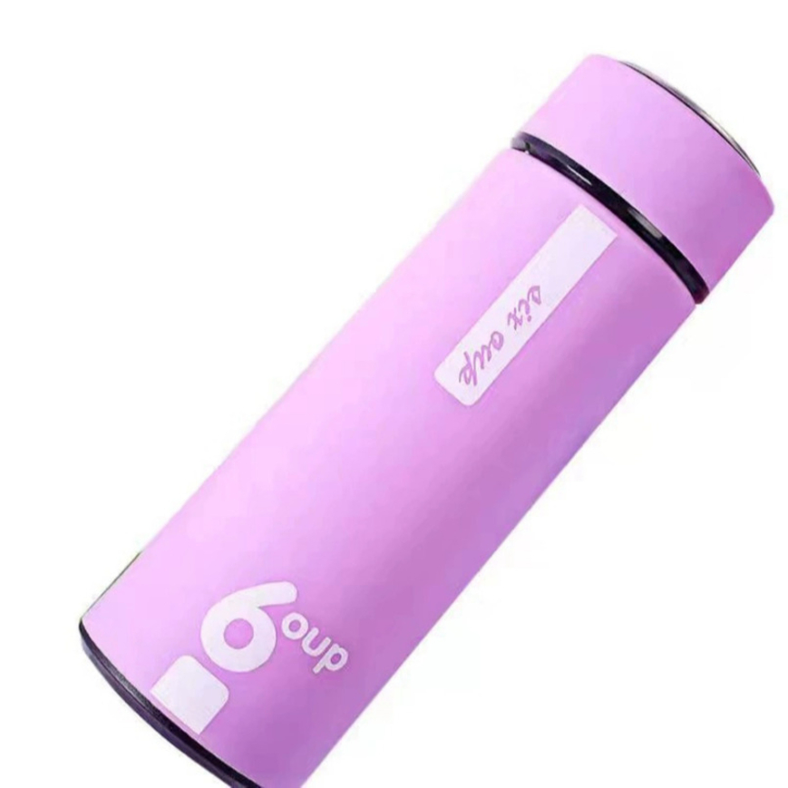 Customized Glass Water Bottle Wholesale Round Empty Double Wall Glass Cup with Logo