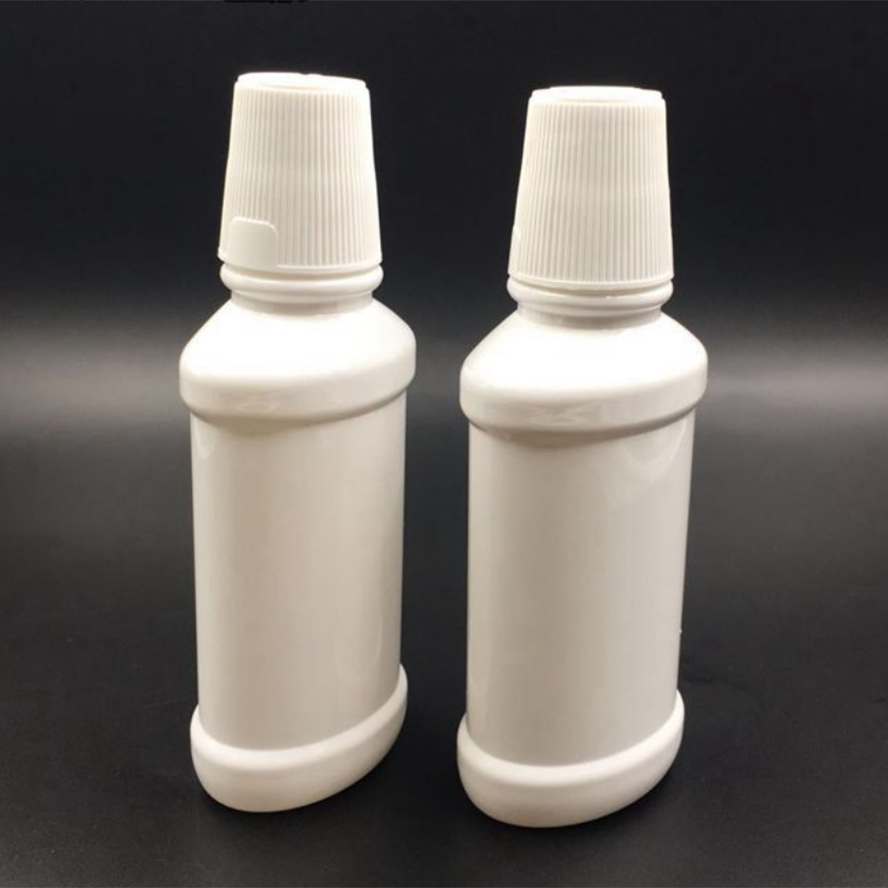 Pet Plastic Cosmetic Packaging Gargle Water Container Funny Laundry Narrow Mouth Wash 200ml Detergent Bottle