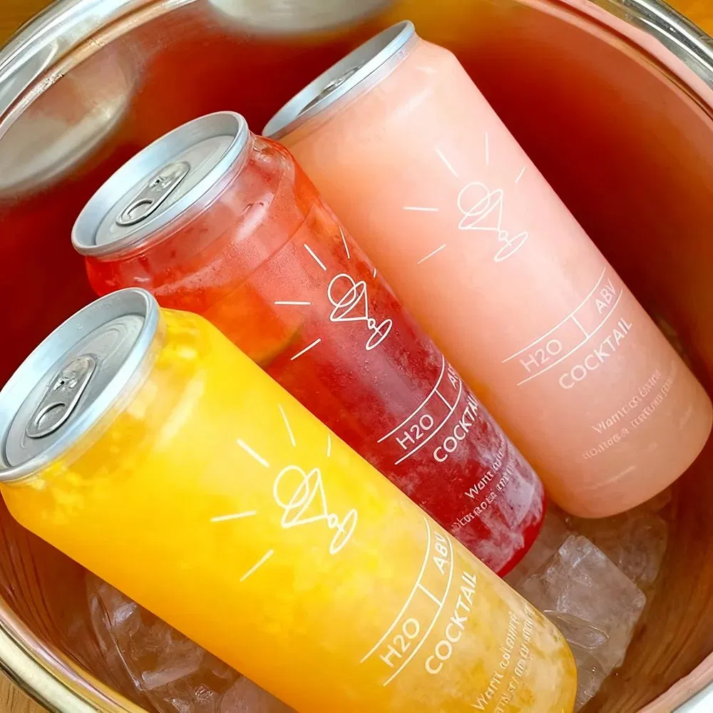 Pet Water Storage Container Disposable Plastic Coffee Bottles for Juice