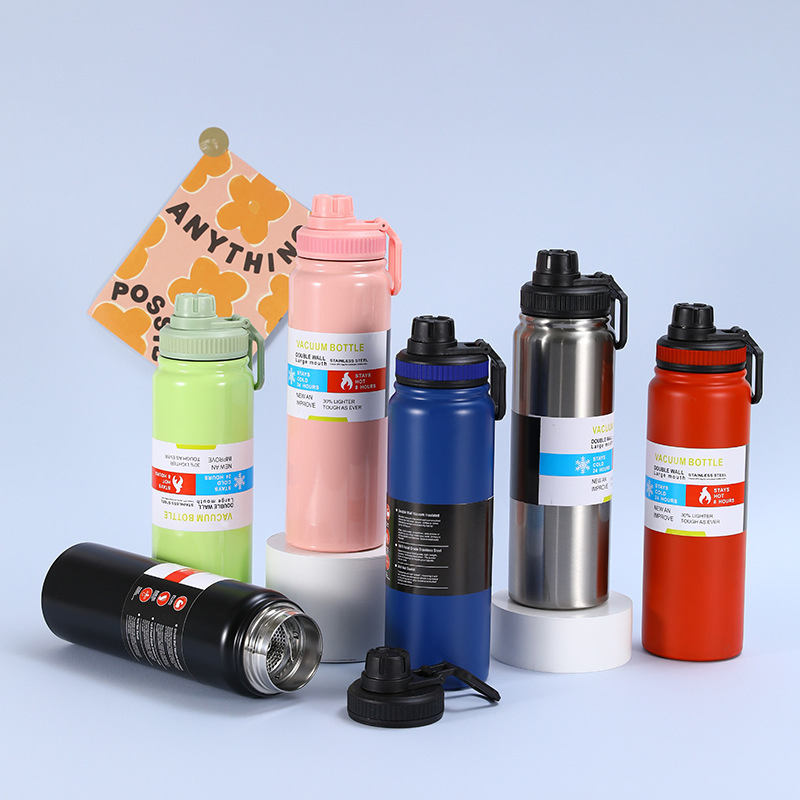 Eco Friendly Reusable Leak-Proof Thermal Tumbler Vacuum Flask Stainless Steel Water Bottle