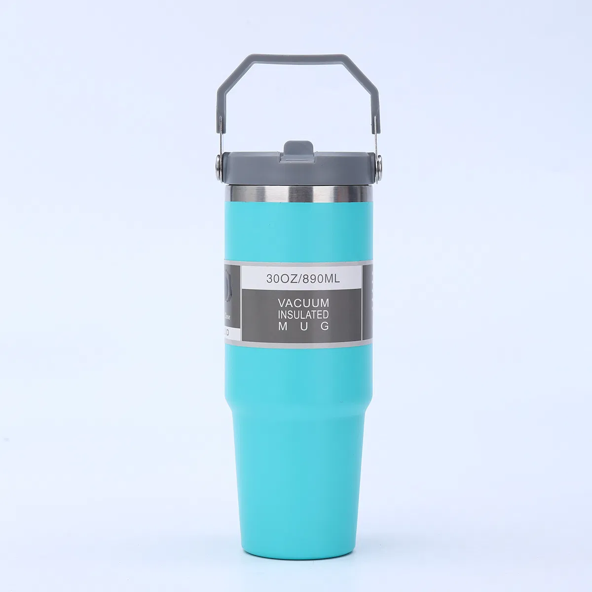 30oz Insulated Tumbler with Portable Handle 304 Stainless Steel Leak Proof Sports Water Bottle