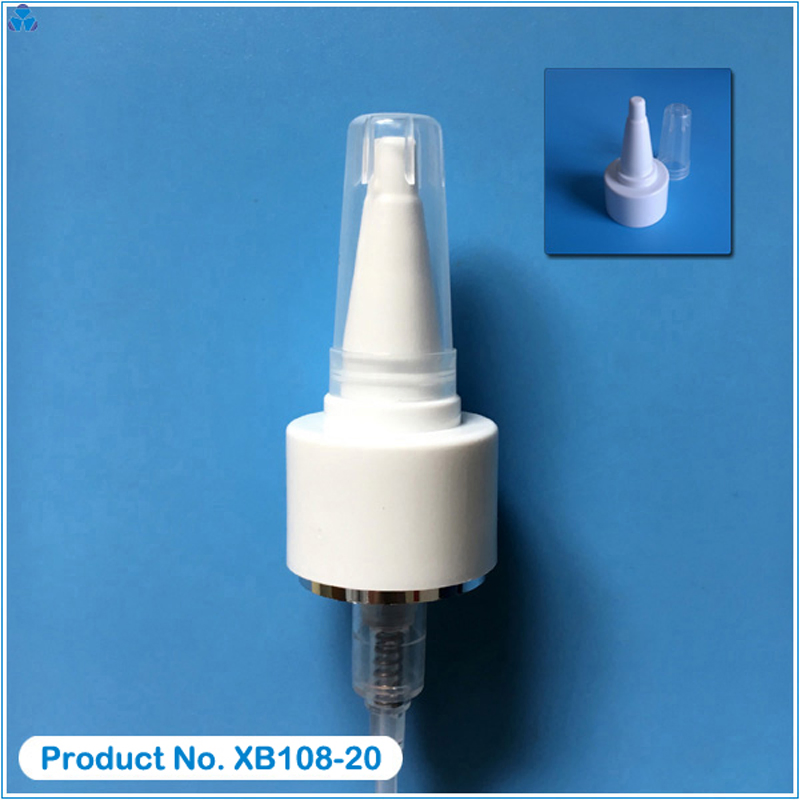 15ml Pharmaceutical Packaging White HDPE Empty Plastic Nasal Spray Bottle