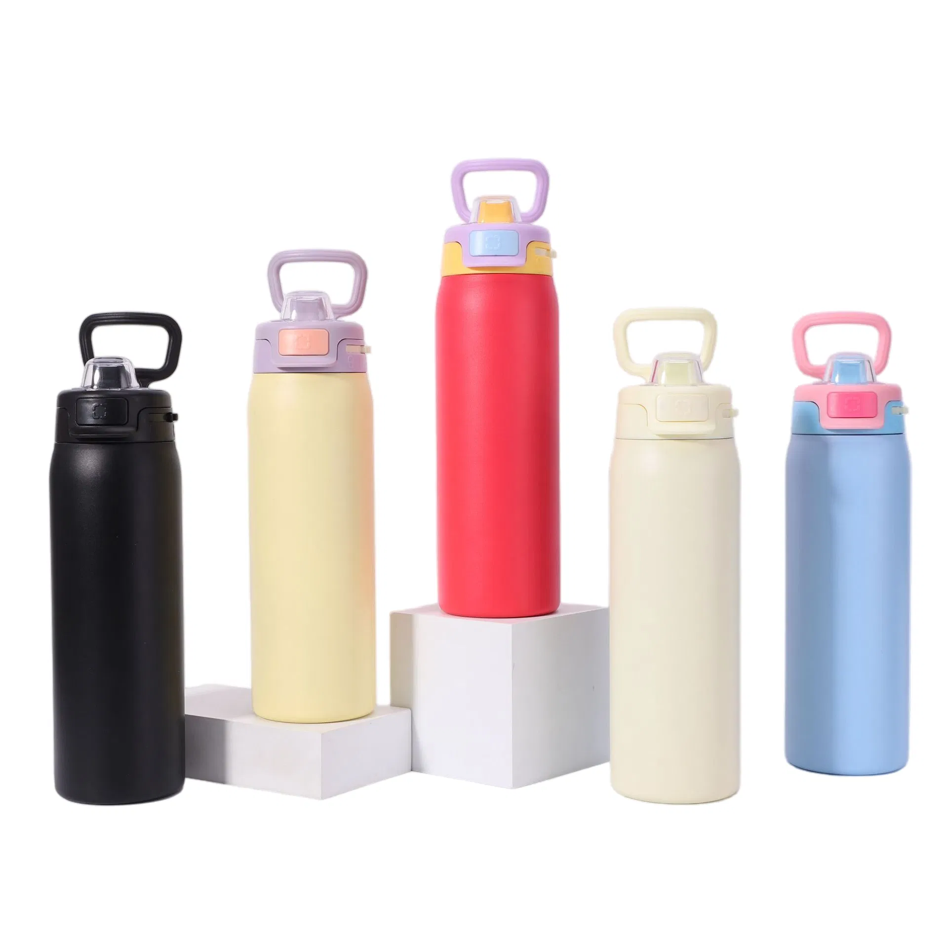 Stylish Portable Stainless Steel Sports Water Bottle for Travel and Outdoor Use