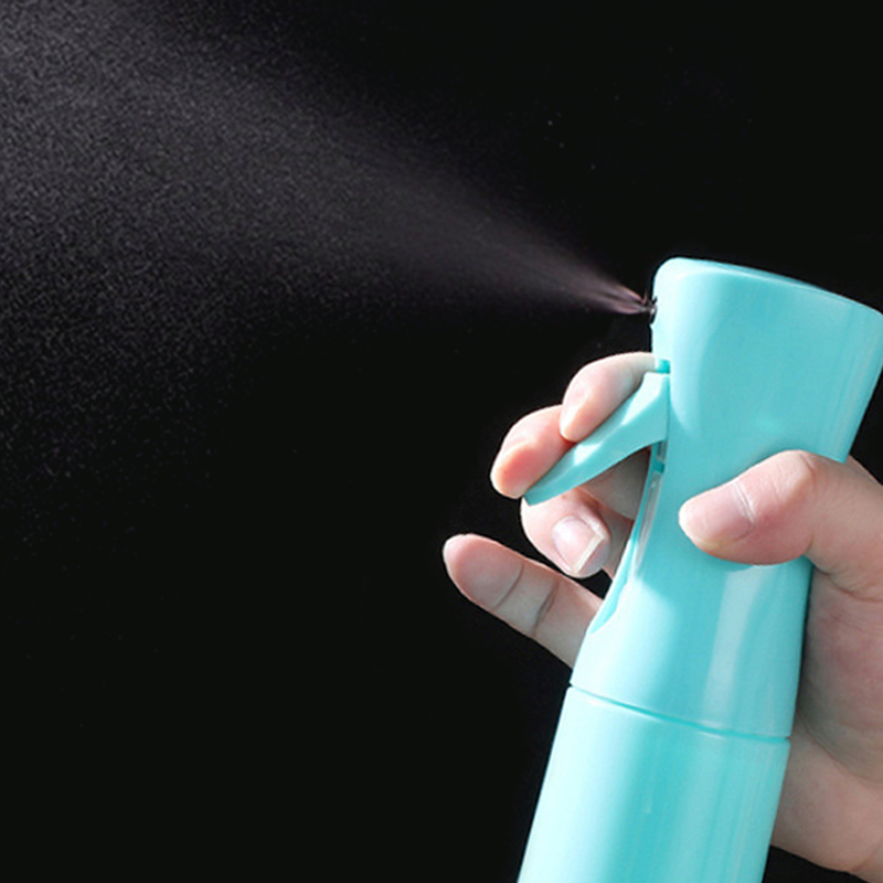 Custom 200ml 300ml Reusable Continuous Plastic Spray Bottle Salon Hairdressing Barber Hair Tools Water Spray Bottle for Hair